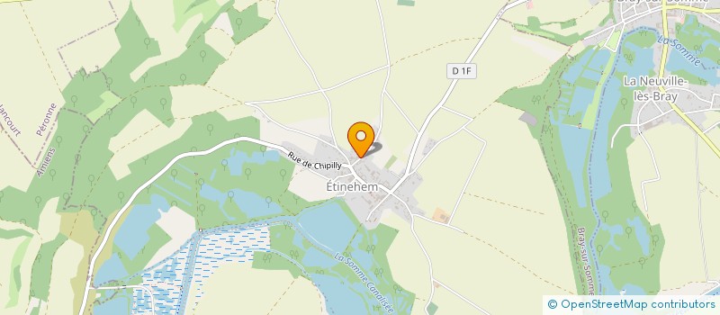 localisation de l'entreprise ATELIERS DORMY à ETINEHEM-MERICOURT