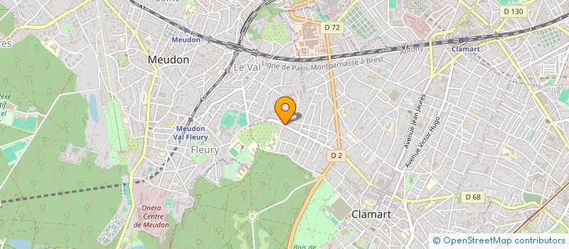 localisation de l'entreprise ATELIERS DU 92  CLAMART