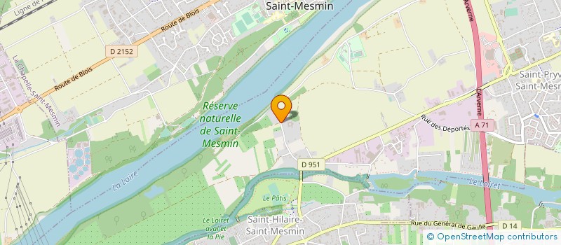 localisation de l'entreprise ATELIERS DU CARMEL DE MICY à SAINT-PRYVE-SAINT-MESMIN