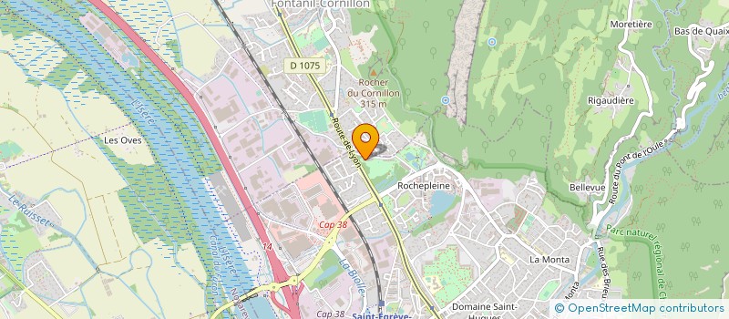 localisation de l'entreprise ATELIERS DU FONTANIL à FONTANIL-CORNILLON