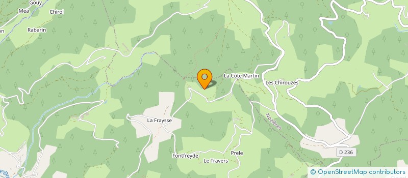 localisation de l'entreprise ATELIERS DU HAUT LADRET  DESAIGNES