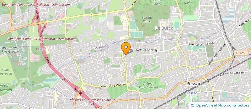 localisation de l'entreprise ATELIERS DU HOME à GRADIGNAN