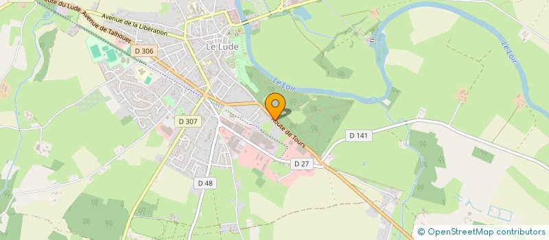 localisation de l'entreprise ATELIERS DU LUDE à LE LUDE