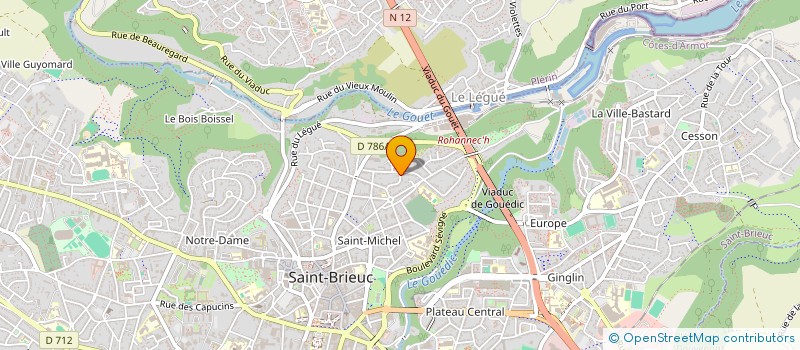 localisation de l'entreprise ATELIERS DU MERCREDI à SAINT-BRIEUC
