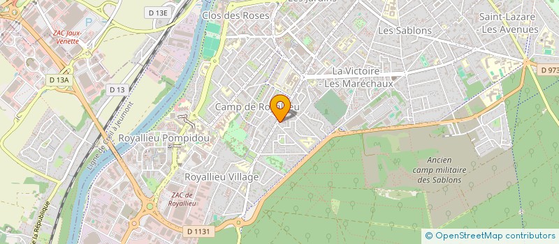 localisation de l'entreprise ATELIERS DU ROYAL LIEU à COMPIEGNE