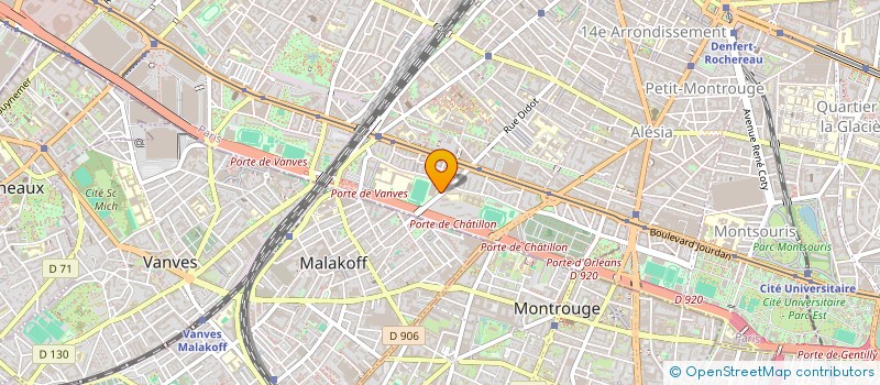 localisation de l'entreprise ATELIERS DUCHEMIN à PARIS