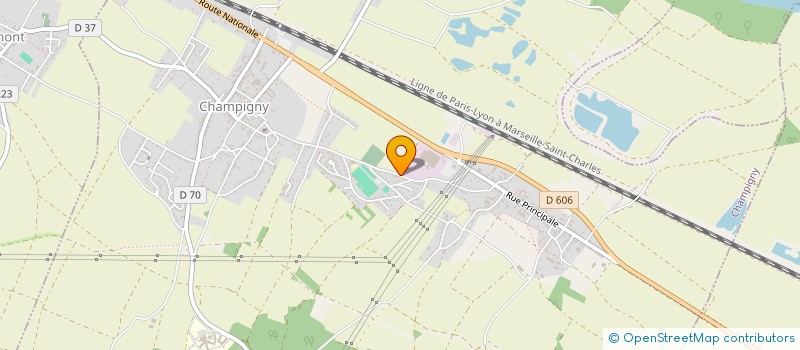 localisation de l'entreprise ATELIERS DUFRENEY  CHAMPIGNY