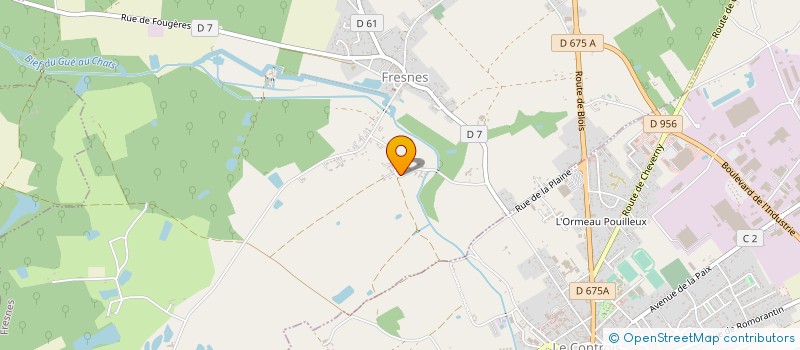 localisation de l'entreprise ATELIERS DYE MECA à FRESNES