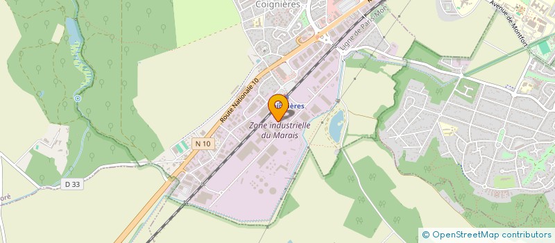 localisation de l'entreprise ATELIERS E.M.G à COIGNIERES