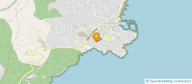 localisation de l'entreprise ATELIERS E SARIOGLAN à CAVALAIRE-SUR-MER
