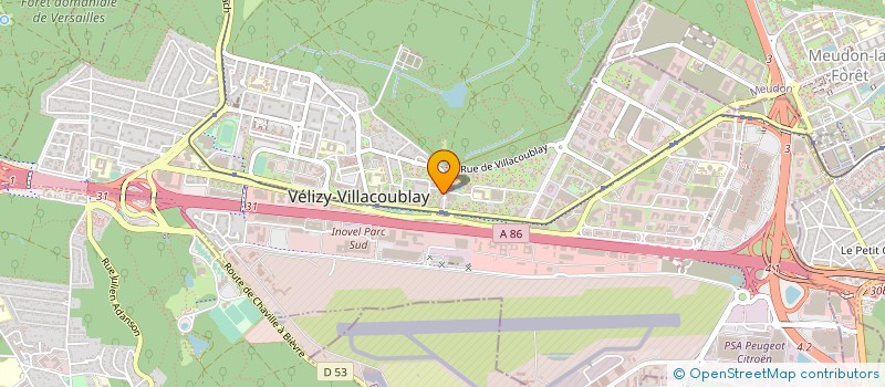 localisation de l'entreprise ATELIERS EDUCAT FORMAT ASSISTMATERNELLE à VELIZY-VILLACOUBLAY