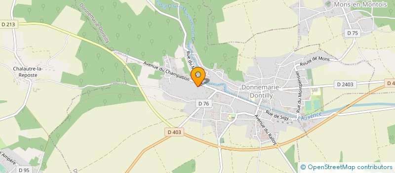 localisation de l'entreprise ATELIERS ELECTRIQUES DE MALAKOFF à DONNEMARIE-DONTILLY
