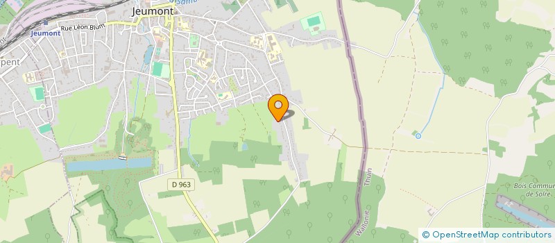 localisation de l'entreprise ATELIERS ELECTRIQUES JEUMONTOIS à JEUMONT
