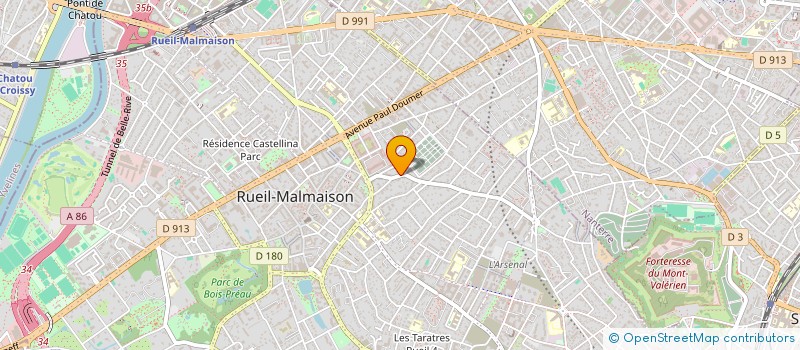 localisation de l'entreprise ATELIERS EMILE CONSTANT à RUEIL-MALMAISON
