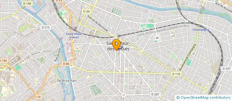 localisation de l'entreprise ATELIERS ENCHANTES à SAINT-MAUR-DES-FOSSES