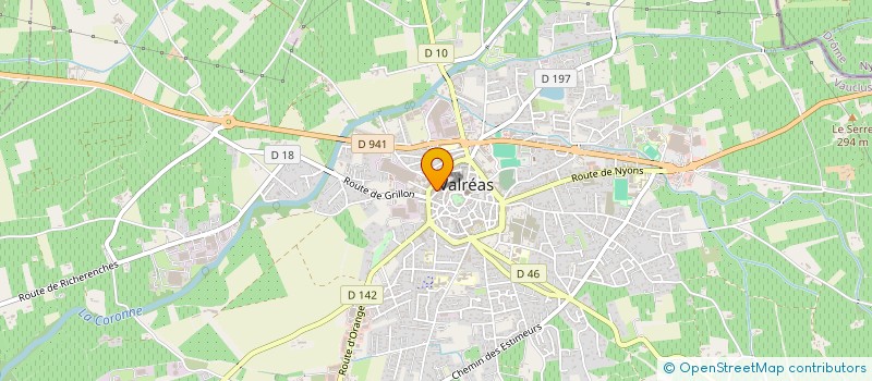localisation de l'entreprise ATELIERS ENCLAVE PAPE FORMATION METIER à VALREAS