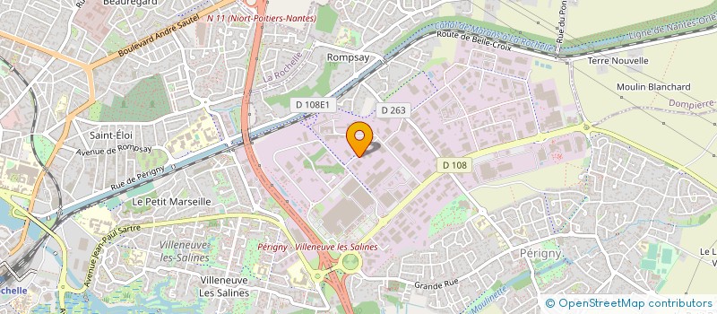 localisation de l'entreprise ATELIERS ET CHANTIERS INDUSTRIELS  PERIGNY