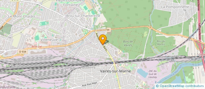 localisation de l'entreprise ATELIERS ET EXPERTISES à VAIRES-SUR-MARNE