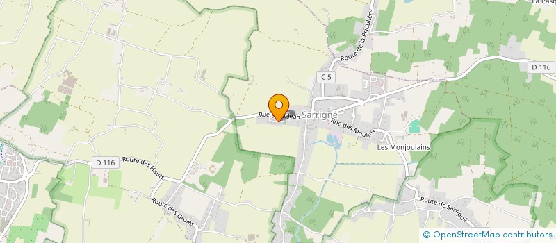 localisation de l'entreprise ATELIERS ET PAPOTAGES  SARRIGNE