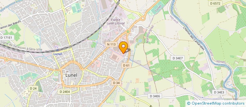 localisation de l'entreprise ATELIERS FABRICATION PUERICULTURE REUNIS à LUNEL