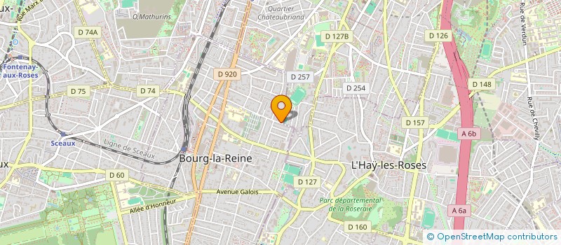 localisation de l'entreprise ATELIERS FABRICATIONS MECANIQUES SA à BOURG-LA-REINE