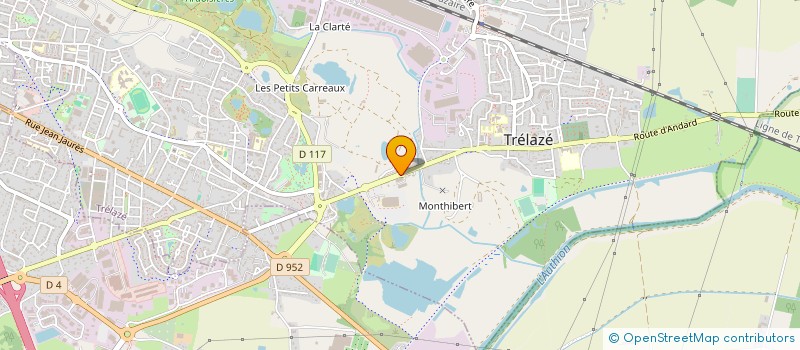 localisation de l'entreprise ATELIERS FERDINAND  TRELAZE