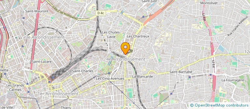 localisation de l'entreprise ATELIERS FIFI TURIN à MARSEILLE