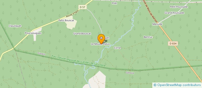 localisation de l'entreprise ATELIERS FORMES ET COULEURS  GAREIN