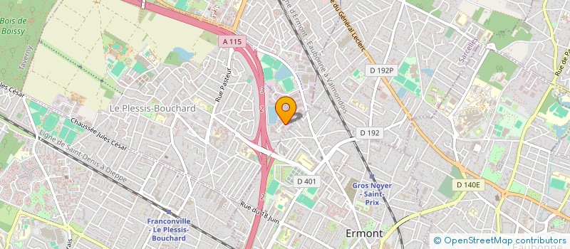 localisation de l'entreprise ATELIERS FRANC FERMETURE AUTOM  LE PLESSIS-BOUCHARD