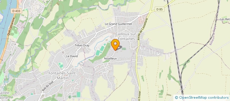 localisation de l'entreprise ATELIERS FRANCK GUYOT  CAILLOUX-SUR-FONTAINES