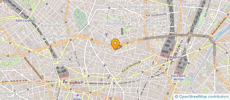localisation de l'entreprise ATELIERS FREDERIC LAFFY  PARIS