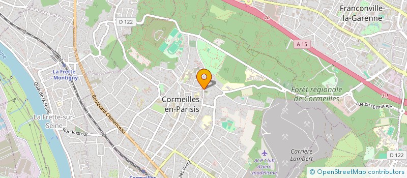 localisation de l'entreprise ATELIERS GEEKS à CORMEILLES-EN-PARISIS
