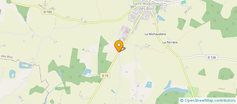 localisation de l'entreprise ATELIERS GEORGES MAHOT  SAINT-AUGUSTIN-DES-BOIS