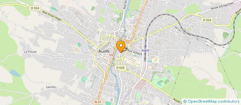 localisation de l'entreprise ATELIERS GERSOIS INNOVATION & INSERTION à AUCH