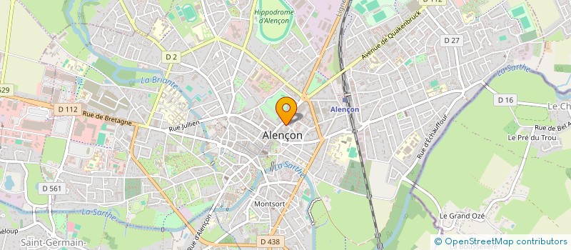 localisation de l'entreprise ATELIERS GORON  ALENCON
