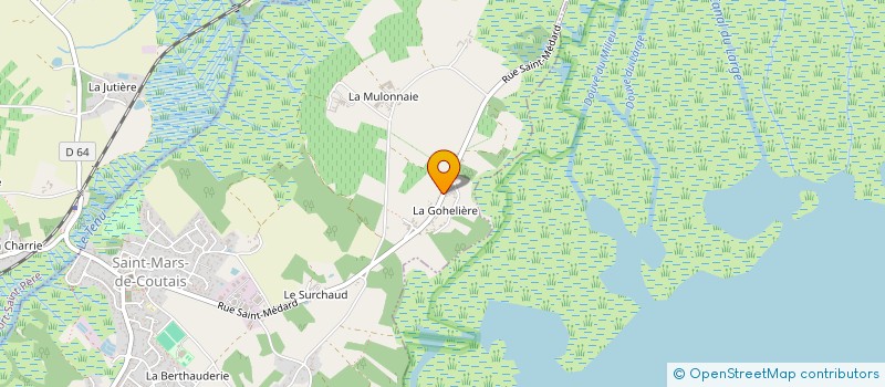 localisation de l'entreprise ATELIERS H.BOTON à SAINT-MARS-DE-COUTAIS