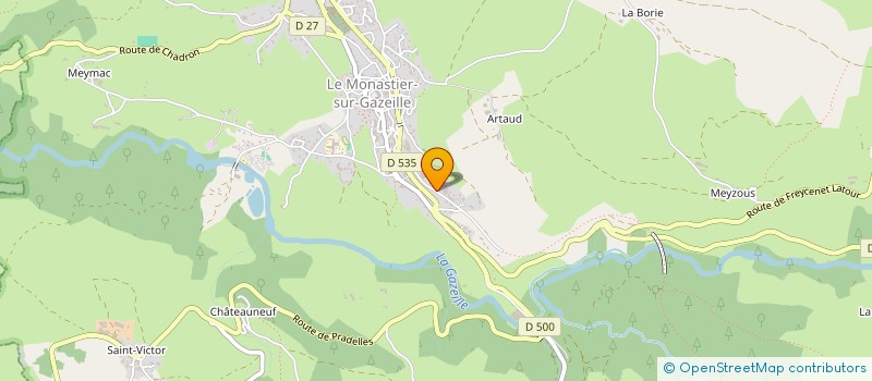 localisation de l'entreprise ATELIERS INDUSTRIELS DU VELAY à LE MONASTIER-SUR-GAZEILLE