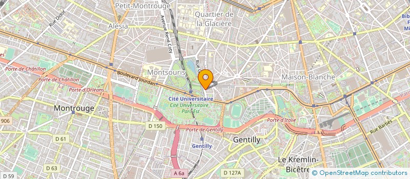 localisation de l'entreprise ATELIERS J PERZEL à PARIS
