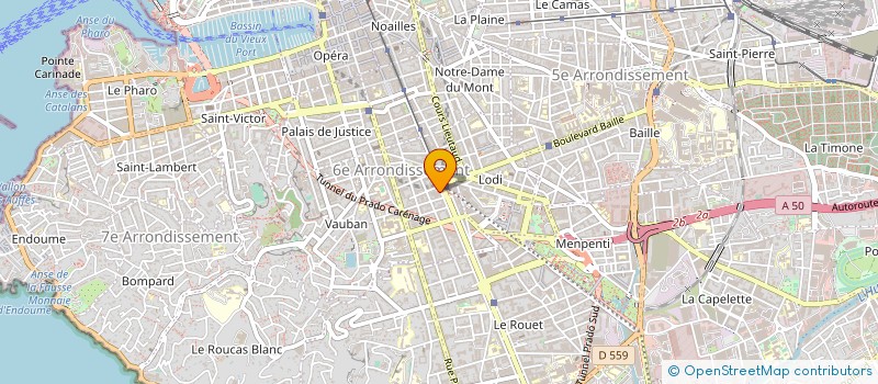 localisation de l'entreprise ATELIERS JEANLOUIS à MARSEILLE