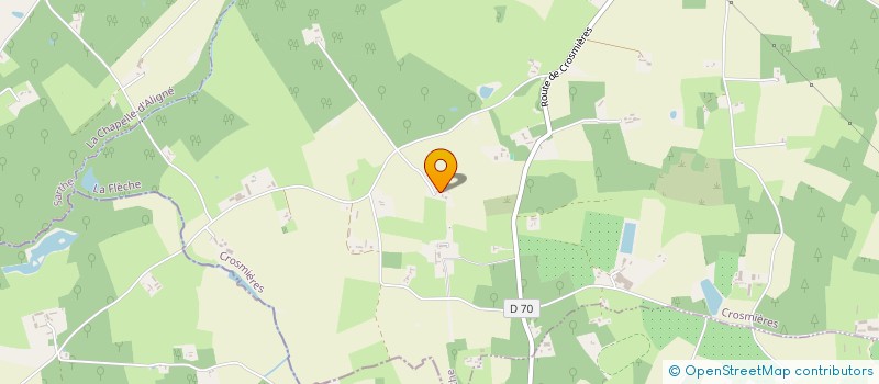 localisation de l'entreprise ATELIERS JOSY HERE à MAREIL-SUR-LOIR