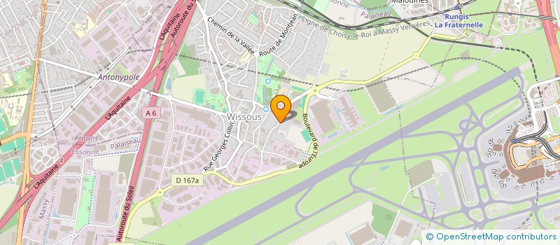 localisation de l'entreprise ATELIERS LECERF à WISSOUS