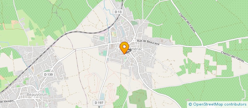 localisation de l'entreprise ATELIERS LEFRANC  GENERAC