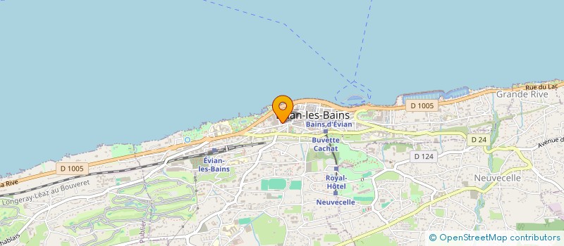 localisation de l'entreprise ATELIERS LES BARBERS à EVIAN-LES-BAINS