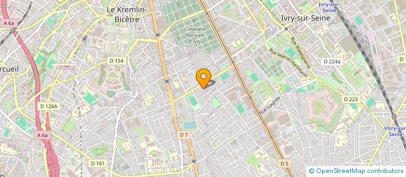localisation de l'entreprise ATELIERS LLERENA à VILLEJUIF