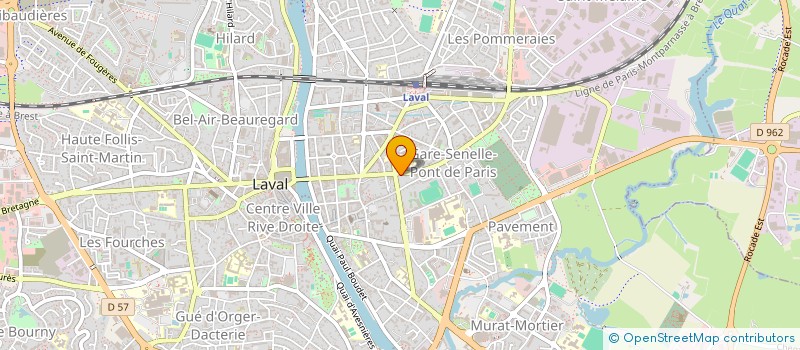 localisation de l'entreprise ATELIERS LOCRE à LAVAL