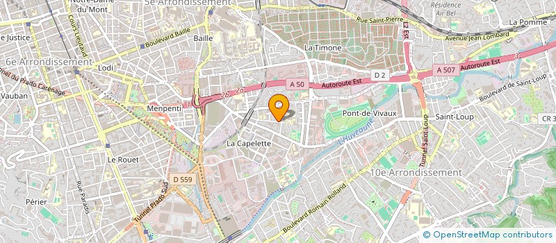 localisation de l'entreprise ATELIERS M.G.T.M à MARSEILLE