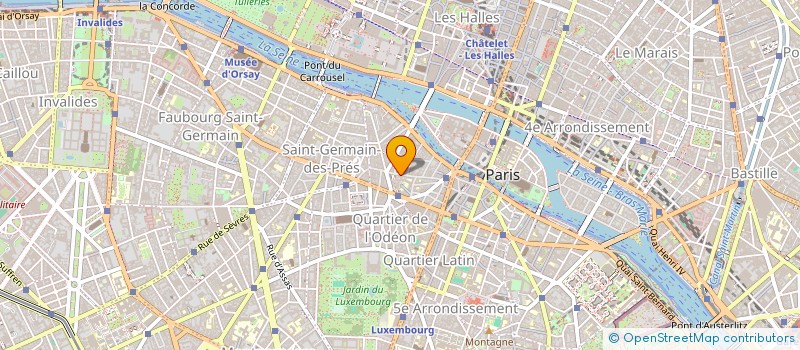 localisation de l'entreprise ATELIERS MAGAZINE à PARIS