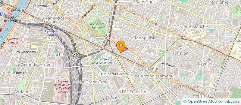 localisation de l'entreprise ATELIERS MAGIC STYLE à LYON