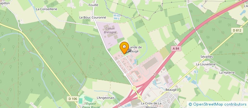 localisation de l'entreprise ATELIERS MD2  LIFFRE