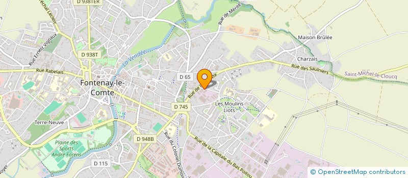 localisation de l'entreprise ATELIERS MECA SUD VENDEE à FONTENAY-LE-COMTE
